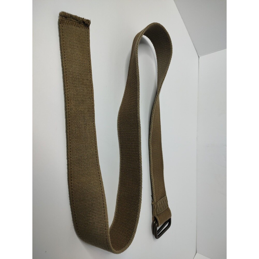 Vintage WWII Era Style 2" Heavy Cotton Canvas Webbing Utility Cargo Strap D-Ring